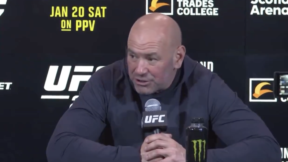 Dana White responds to question about Sean Strickland